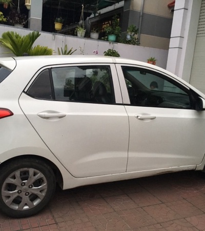 Xe ô tô Hyundai Grand i10, đời 2015, màu trắng, số sàn Biển số 78A-019.96